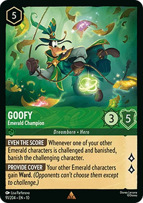 Hovedbilde Goofy - Emerald Champion (foil)