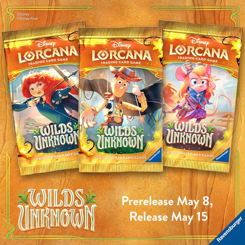 Lorcana Prerelease: Wilds Unknown (uten prerelease pack) (fredag 8. mai) 