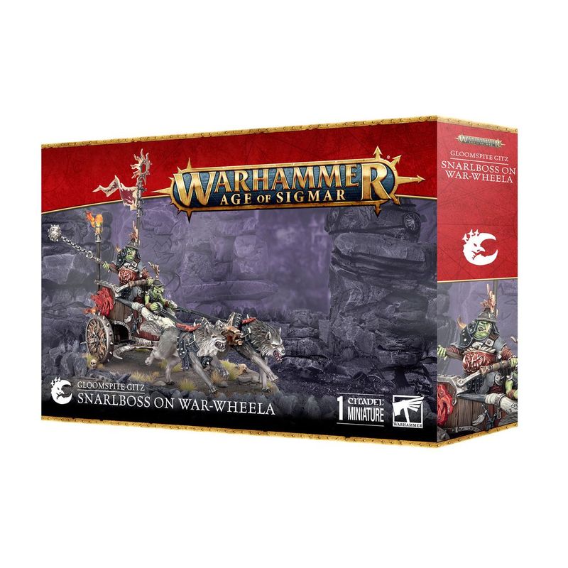 GLOOMSPITE GITZ: SNARLBOSS ON WAR-WHEELA